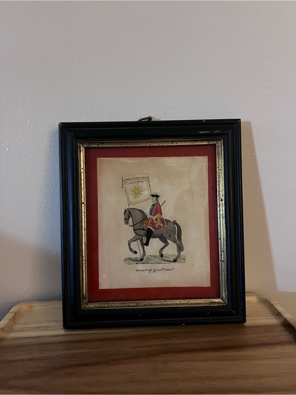 Borghese Antique Framed Print: Mousquetaire de la II Compag 1663